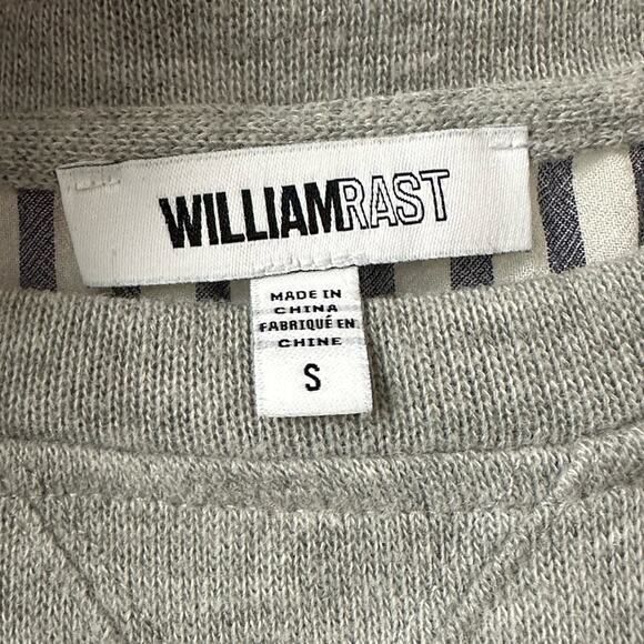 William Rast Size Small Sweater and Blouse Combo, Tie Detail, Crew Neck, Striped - Picture 9 of 10